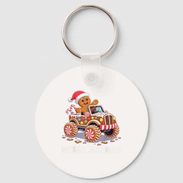 Llavero Merry Jeepmas Ugly Light Reindeer Christmas  (Anverso)