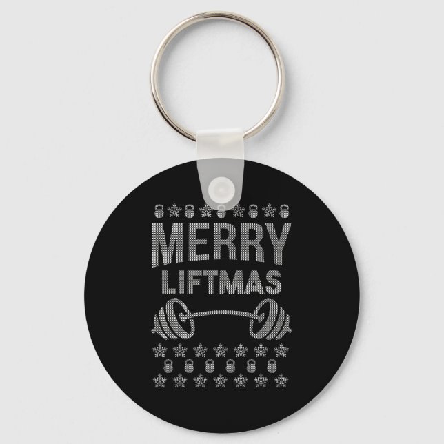 Llavero Merry Liftmas Shirt _ Funny Christmas Shirts  (Anverso)