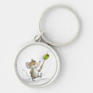 Llavero Merry Mouse Moe con la cadena de teclas Olive