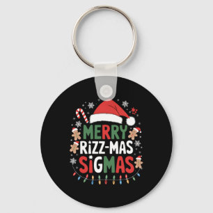 Llavero Merry Rizz Mas Sigmas Gracioso Gen Alpha X-mas San