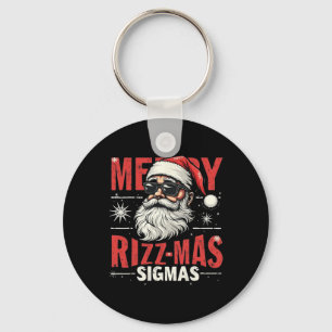 Llavero Merry Rizz Mas Sigmas - Guay Santa Face Gen Alpha