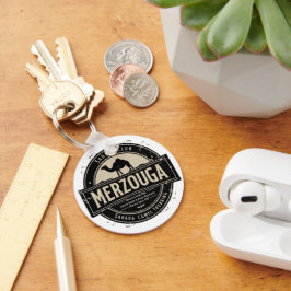 Llavero Merzouga Sahara Camel Ride Vintage Badge | Retro M