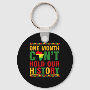 Llavero Mes africano de historia negra un mes no puede agu