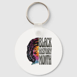 Llavero Mes Afro-Estadounidense De Historia Negra Y 19 De