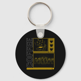 Llavero Mes de Conciencia Café Asl Lover Trendy Love Deaf