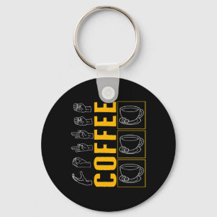 Llavero Mes de Conciencia Café Asl Lover Trendy Love Deaf
