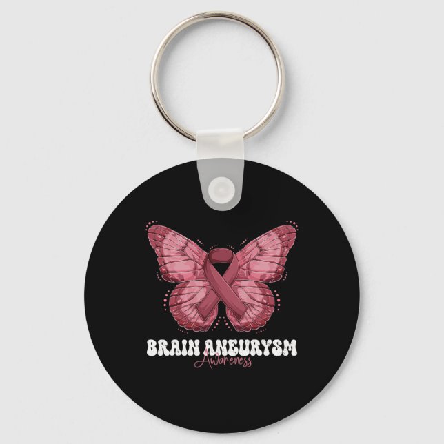 Llavero Mes de Conciencia sobre el Aneuralismo Cerebro Cin (Anverso)