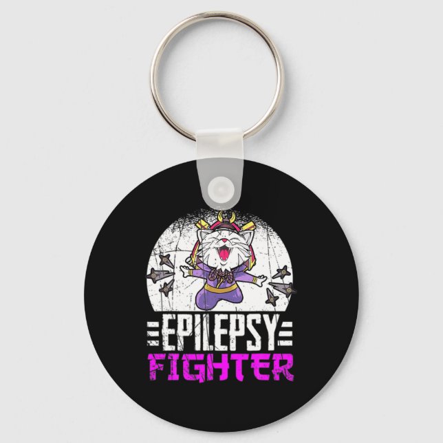 Llavero Mes de Conciencia sobre Epilepsia Pelea por Epilep (Anverso)