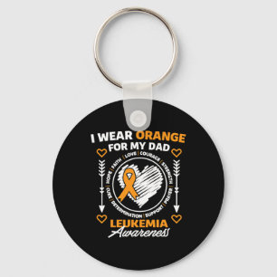Llavero Mes De Concienciación Apoyo Que Uso Naranja Para M