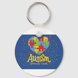Llavero mes de concienciación sobre el autismo