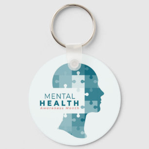 Llavero Mes de Concientización sobre la Salud Mental