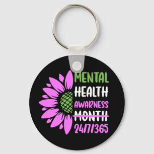 Llavero Mes de concientización sobre la salud mental