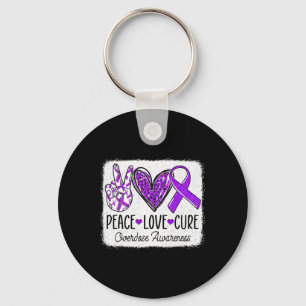 Llavero Mes de Concientización sobre la Sobredosis de Cura