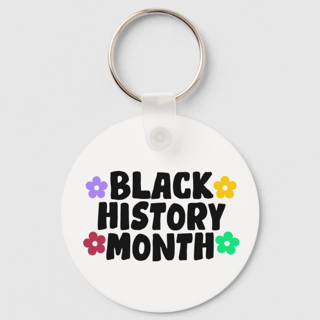 Llavero Mes de historia negra (Anverso)