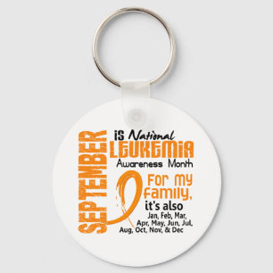Llavero Mes de la conciencia de la leucemia