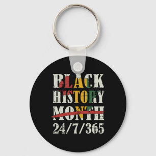 Llavero Mes de la Historia Negra 247365 Con Bandera de Map