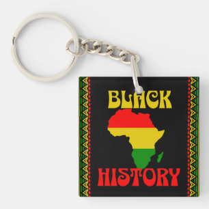 Llavero Mes de la Historia Negra, afroamericano