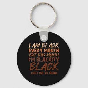 Llavero Mes de la Historia Negra Blackety Black Amen Melan
