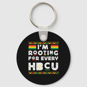 Llavero Mes de la Historia Negra de HBCU Estoy Apoyando a