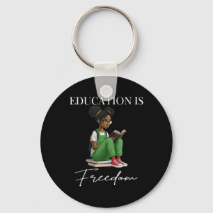 Llavero Mes de la Historia Negra Educación Es Libertad Lib