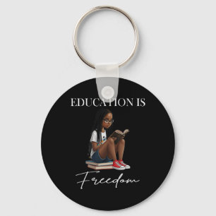 Llavero Mes de la Historia Negra Educación Es Libertad Lib