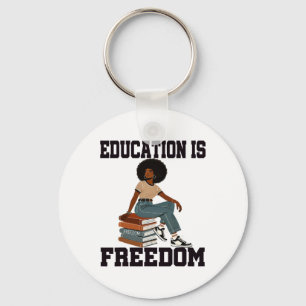 Llavero Mes de la Historia Negra Educación Es Libertad Pro
