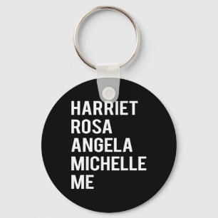 Llavero Mes de la Historia Negra Harriet Rosa Angela...neg