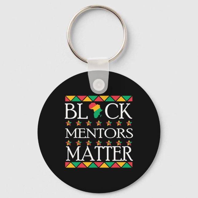 Llavero Mes de la historia negra los mentores problemático (Anverso)