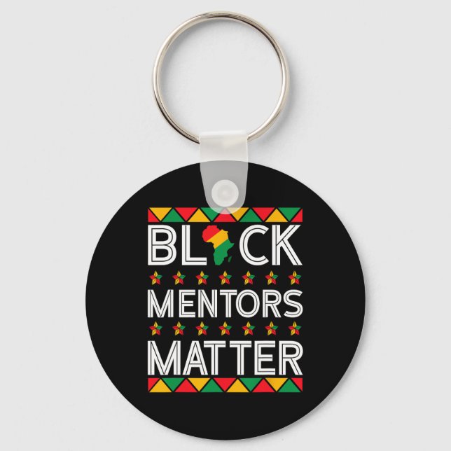 Llavero Mes de la historia negra los mentores problemático (Anverso)
