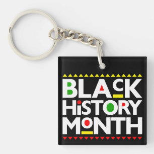 Llavero Mes de la historia negra Melanin Hombres Mujeres C