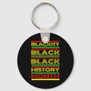 Llavero Mes de la Historia Negra Melanina Afroamericano Br