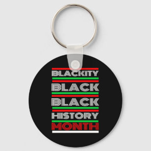 Llavero Mes de la Historia Negra Melanina Afroamericano Br