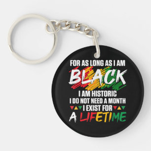 Llavero Mes de la Historia Negra Mientras sea negro soy