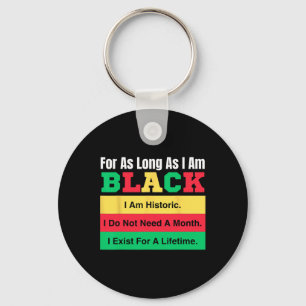 Llavero Mes de la Historia Negra Mientras Sea Orgullo Negr