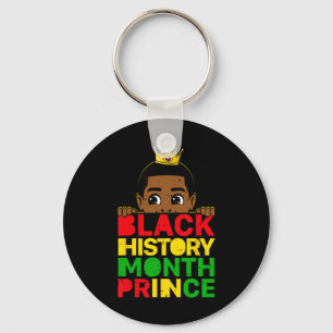 Llavero Mes de la Historia Negra Príncipe Africano Melanin