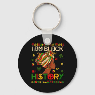 Llavero Mes de la Historia Negra Soy Historia Negra Mujer