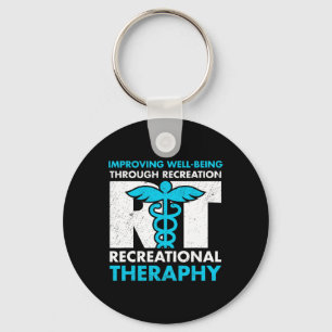 Llavero Mes de la Terapia Recreativa Recreativa
