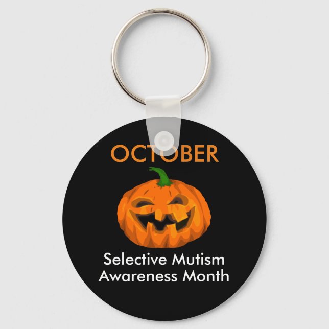 Llavero Mes de sensibilización (Anverso)