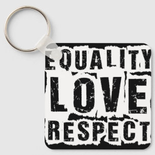 Llavero Mes del orgullo de amor y respeto por la igualdad