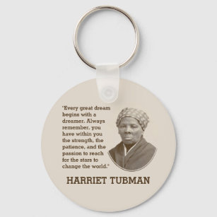 Llavero Mes inspirador de Historia Negra HARRIET TUBMAN