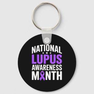 Llavero Mes nacional de concienciación sobre lupus cinta m