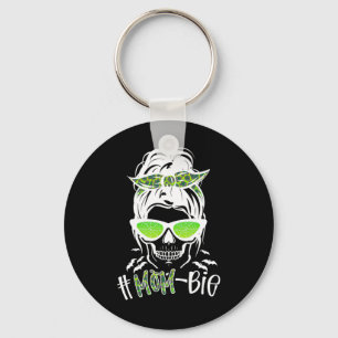 Llavero Messy Bun Zombie Mom Fun Halloween Costume Skull