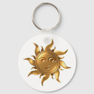 Llavero Metal-Aztec-Sun Key Chain