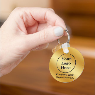 Llavero Metálico de oro de lujo