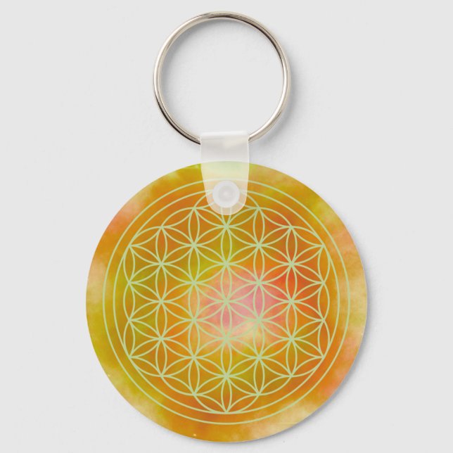 Llavero Metatrón, chakra, zen, geométrico sagrado, ángel, (Anverso)
