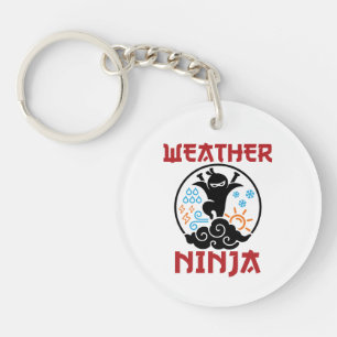 Llavero Meteorólogo Ninja Meteorología Weatherman