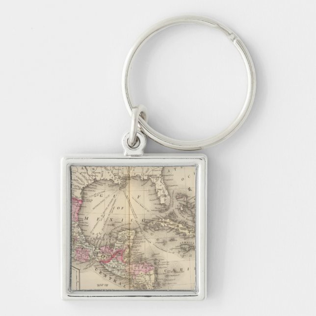 Llavero México, América Central, Indias Occidentales (Frente)