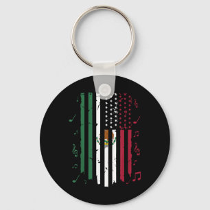 Llavero México Bandera Estadounidense Patriota Bandera Mex