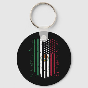 Llavero México Bandera Estadounidense Patriota Bandera Mex