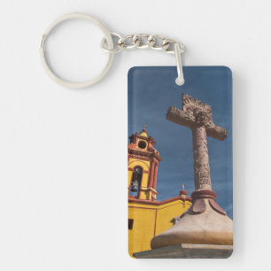 Llavero México, Bernal. Vista de la Iglesia de San Sebast